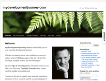 Tablet Screenshot of mydevelopmentjourney.com